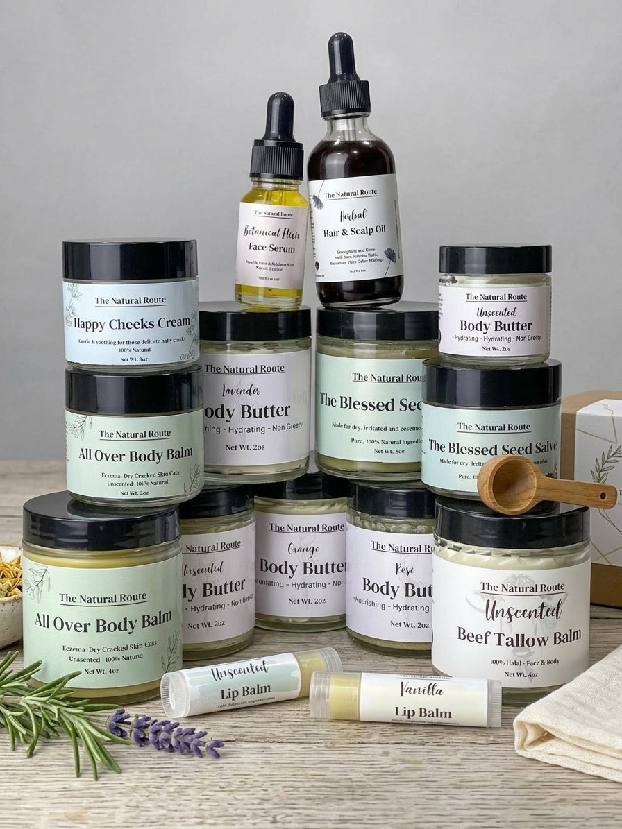 Handmade natural skincare made in small batches